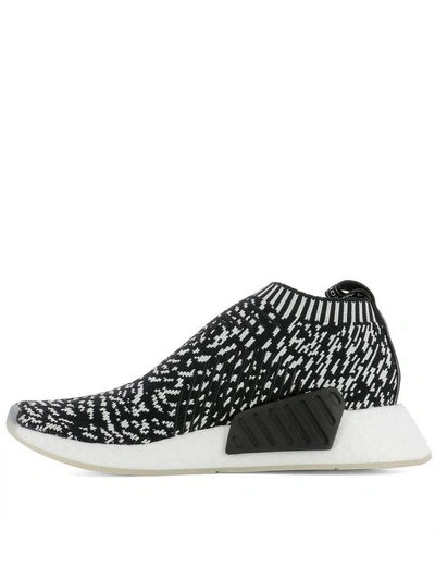 Shop Adidas Originals Black Fabric Nmd Cs2 Pk Sneakers