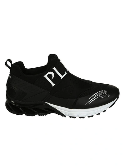 Shop Philipp Plein Plein Sport Runner Rock Slip-on Sneakers In Black
