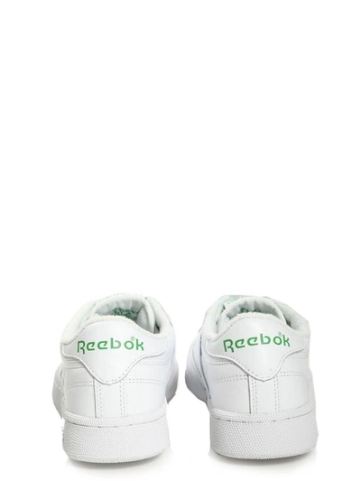Shop Reebok Cn0645 Club C 85 Archivwhite-green In Bianco-verde