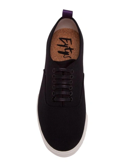 Shop Eytys Mother Canvas Sneakers In Black