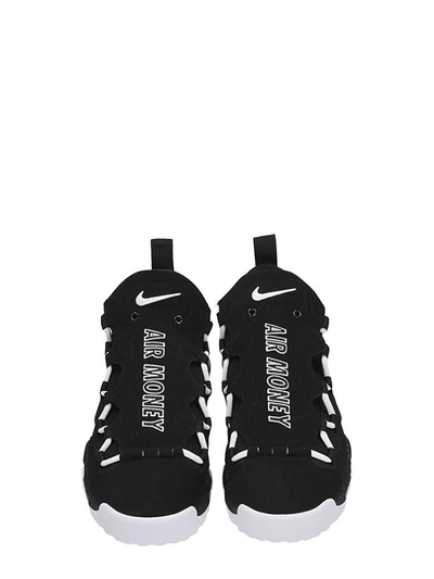 Shop Nike Air Get Money Black Nabuk Sneakers
