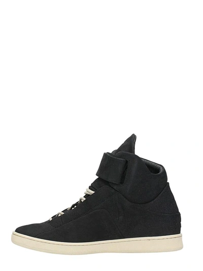 Shop Ylati Footwear Black Suede Sneakers