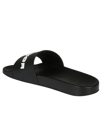 Shop Dior Designer Sliders In Black/white