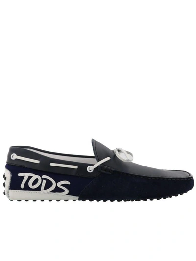 Shop Tod's Loafer In Blue