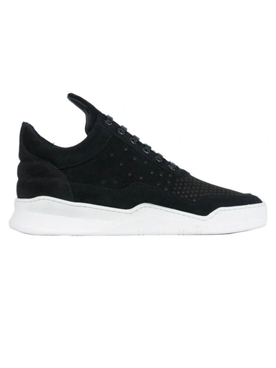 Filling Pieces Low Top Ghost Gradient Perforated 25201611861 Trainers In  Nero | ModeSens