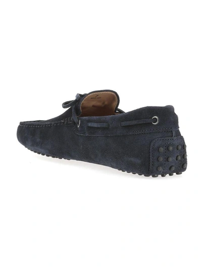 Shop Tod's Leather Loafer In Blue
