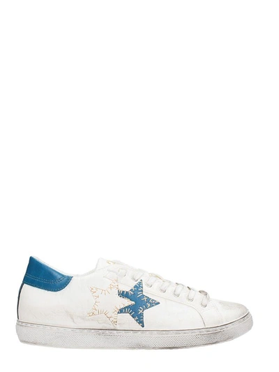 Shop 2star Low Star White Leather Sneakers