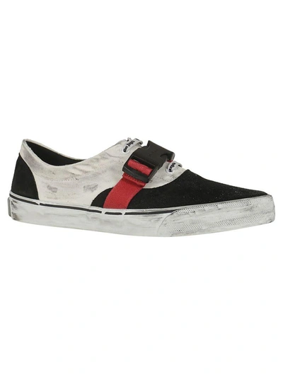 Shop Palm Angels Tricolor Buckle Sneakers In Multicolor