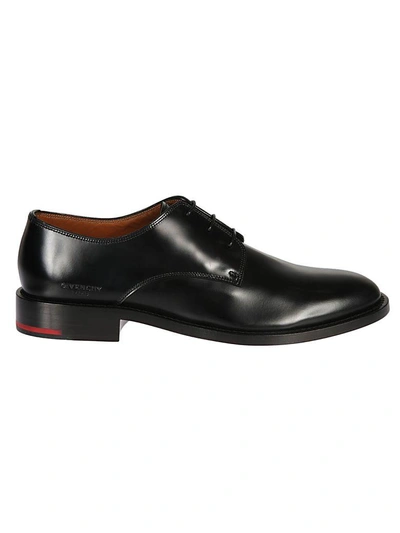 Shop Givenchy Laced Derby Shoes In Black