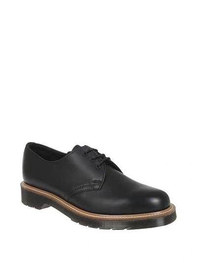 Shop Dr. Martens' Smooth Derby Shoes In Black