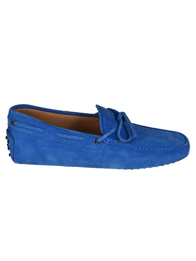 Shop Tod's Loafers In Light Blue