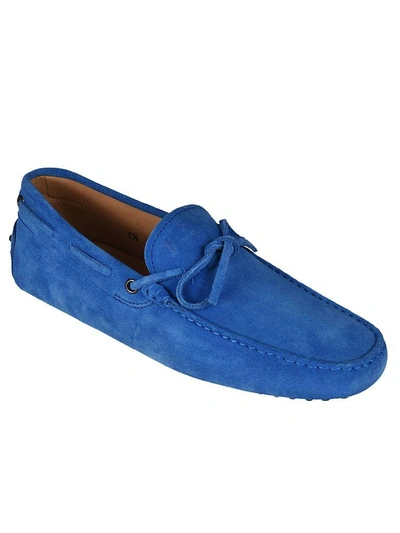 Shop Tod's Loafers In Light Blue