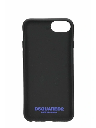 Shop Dsquared2 Black Plastic Iphone 8 Cover