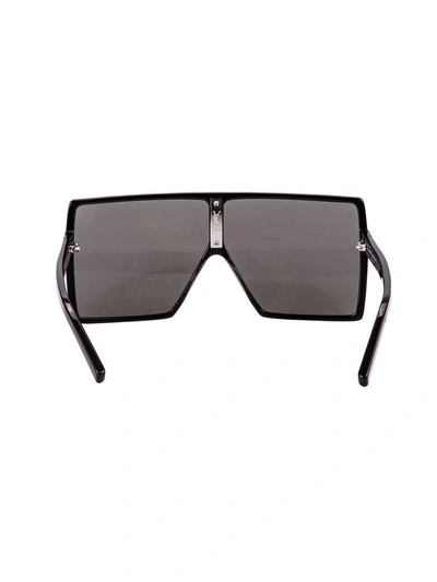 Shop Saint Laurent Sunglasses In Nero Fumo