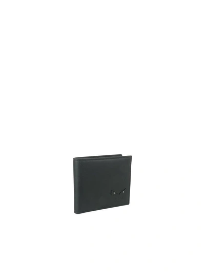 Shop Fendi Bag Bugs Wallet In Black