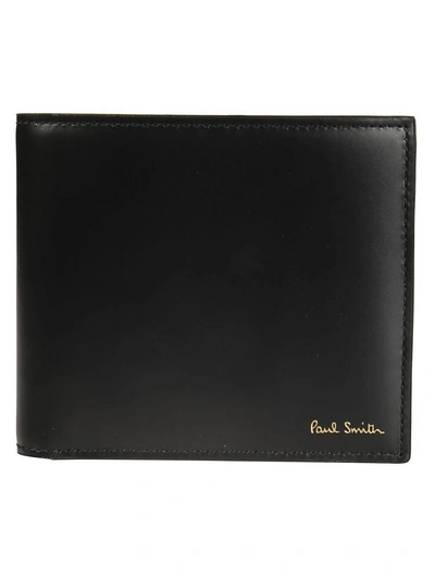 Shop Paul Smith Logo Wallet In Black