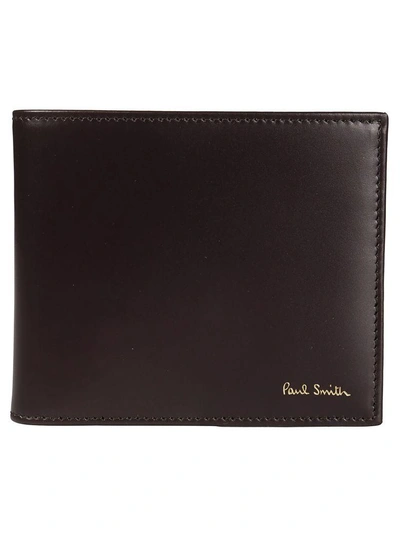 Shop Paul Smith Bi-fold Wallet In Brown