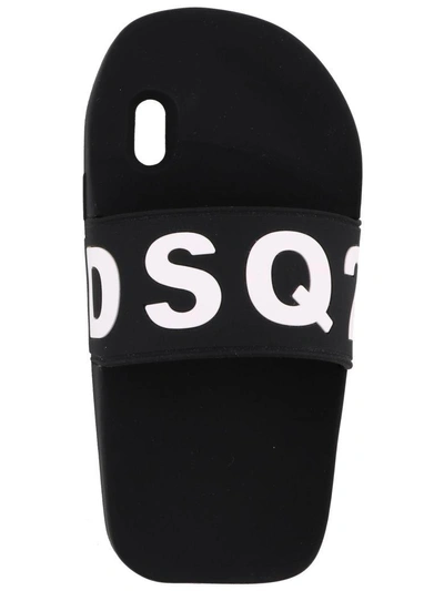 Shop Dsquared2 Iphone X Cover In Black