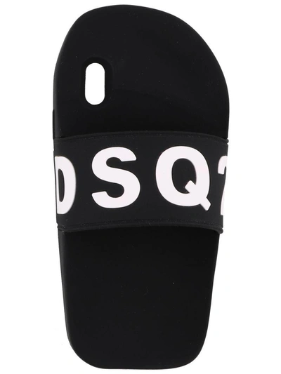 Dsquared2 Flip-flop Iphone X Case In Black