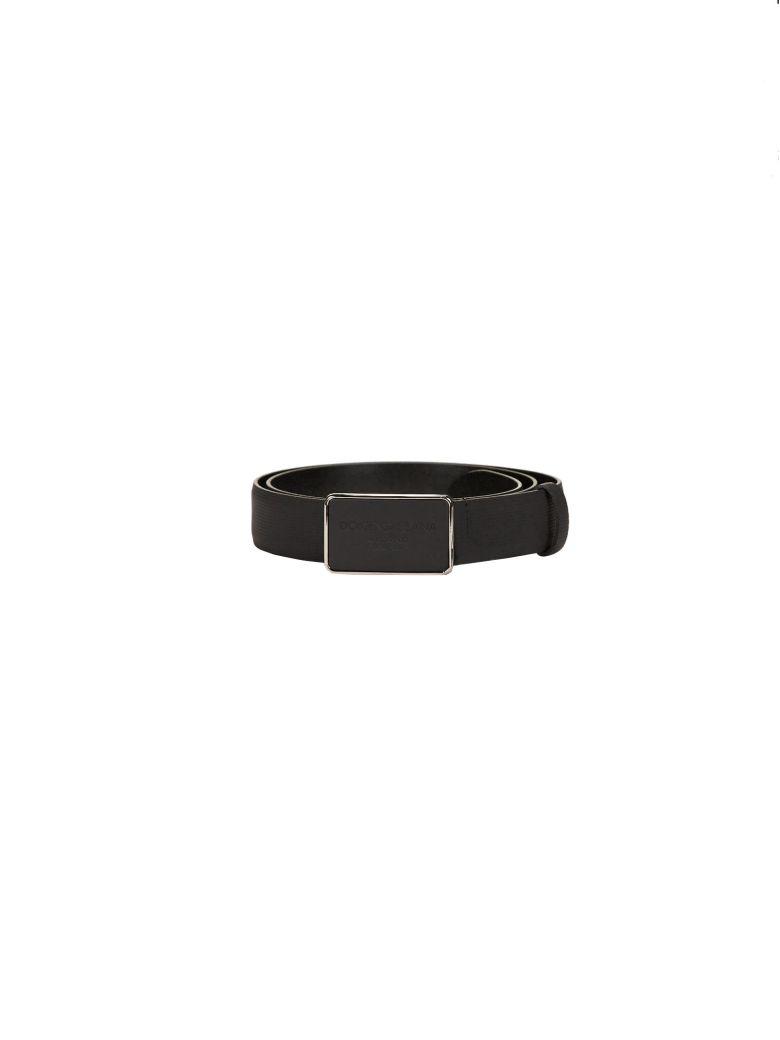 Dolce & Gabbana Branded Buckle Belt In Nero | ModeSens
