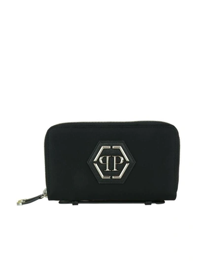 Shop Philipp Plein Pool Wallet In Black