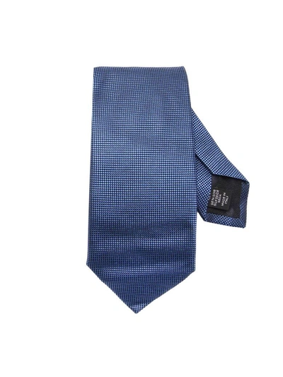 Shop Ermenegildo Zegna Tie Tie Men  In Gnawed Blue