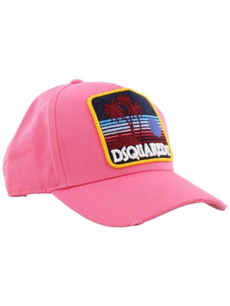 pink dsquared2 cap