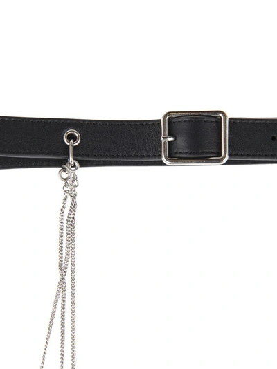 Shop Dries Van Noten Silver-tone Detail Belt In Black