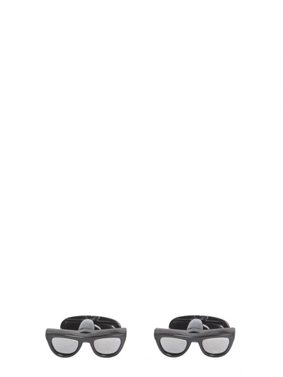 Shop Paul Smith Sunglasses Cufflinks In Black