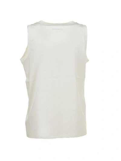 Shop Jil Sander Classic Tank Top In Avorio