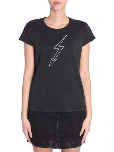 Shop Givenchy Cotton Jersey T-shirt In Black