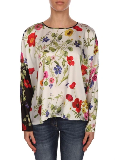 Shop Blugirl Blouse In Multicolor