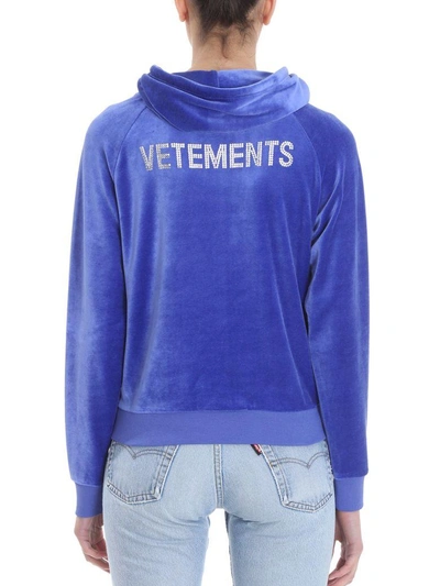 Blue velvet sweatshirt new arrivals