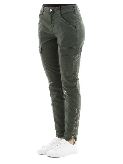 Shop J Brand Green Cotton Pants