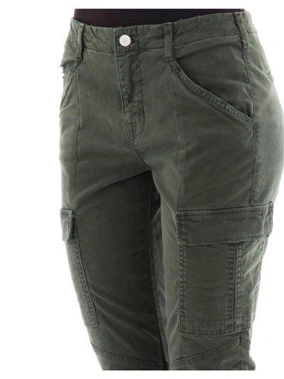 Shop J Brand Green Cotton Pants
