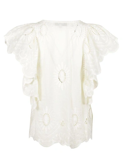 Shop Sea Ny Embroidered Top In White