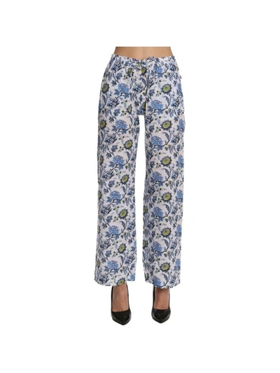 Shop Gallo Pants Pants Women  In Gnawed Blue