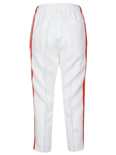 Shop Y's Cropped Track Pants In White