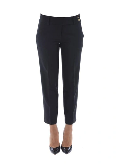 Shop Michael Kors Cropped Straight-leg Trousers In Nero
