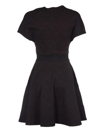 Shop Opening Ceremony Embroidered Knee Length Dress In Nero