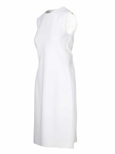 Shop Givenchy Open Back Midi Dress In 100