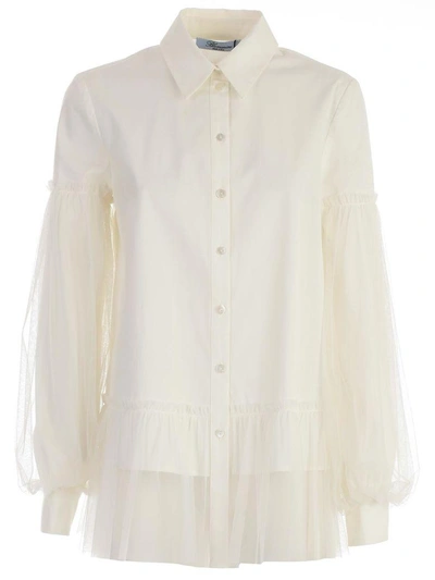 Shop Blumarine Shirt In Bianco