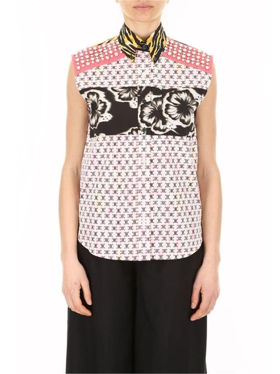 Shop Prada Compact Poplin Shirt In Rosarosa