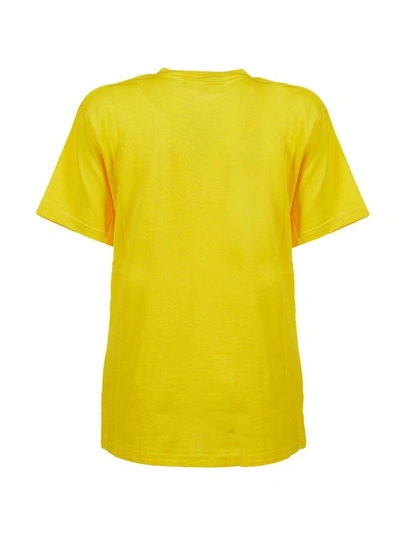 Shop Gcds Short Sleeve T-shirt In Giallo Lilla