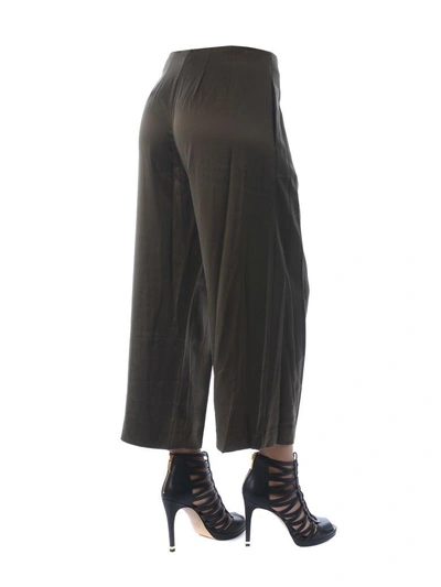 Shop Theory Coulotte Trousers In Verde Scuro