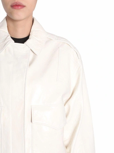Shop Givenchy Oversize Fit Jacket In Bianco