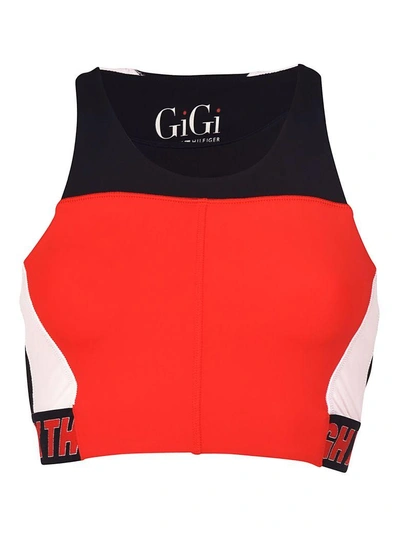 Shop Tommyxgigi Speed Cropped Top In Red/blue