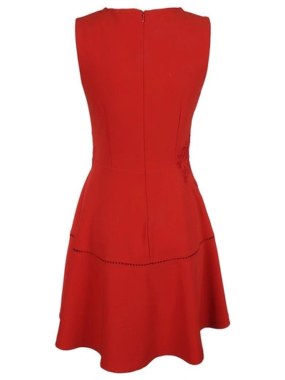 Shop Ermanno Scervino Flared Dress In Red