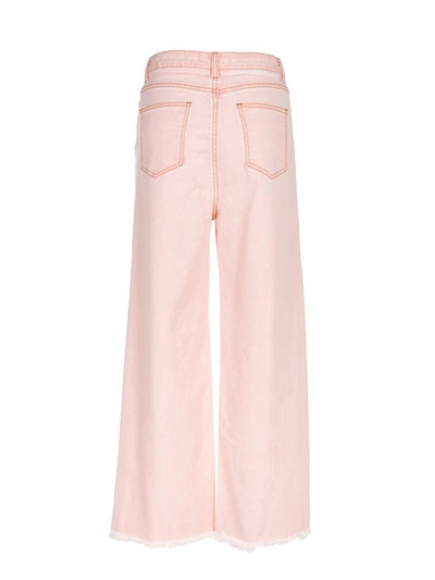 Shop Vivetta Wide Leg Trousers In Pink