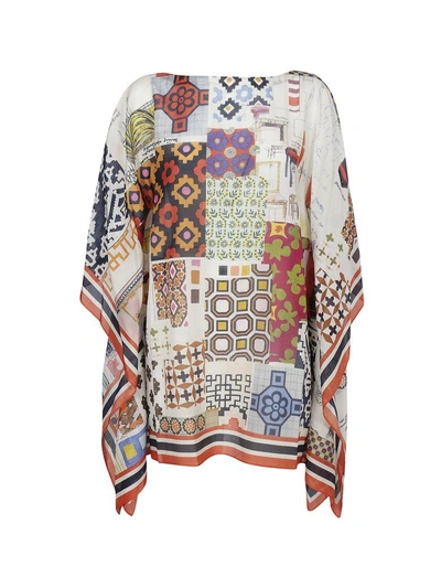 Shop Tory Burch Patterned Blouse In Multicolor